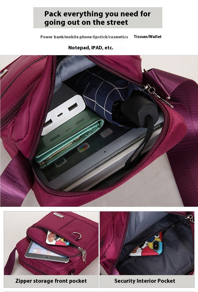 Nylon Outdoor Reise-Umhängetasche